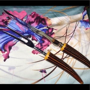 Vintage Bakelite Carving set